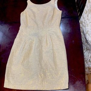 Elegant, Beautiful Cream and Gold Dalia dress